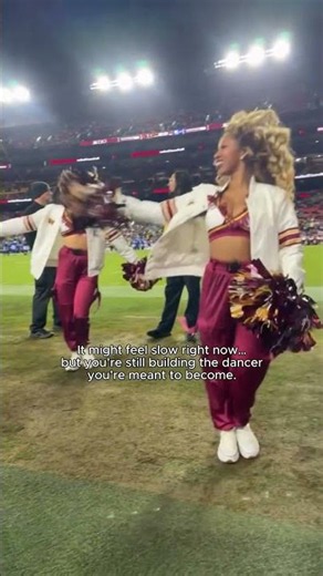It might feel slow right now… | Pro cheer / dancer audition prep #sidelineprep