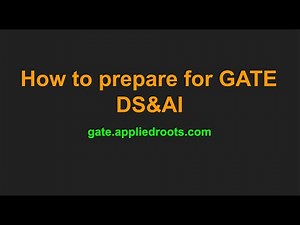 How to prepare for GATE Data Science & AI - 2024