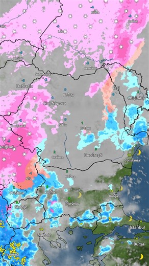 ❄️☔ Urmărește ploile și ninsorile live, pe harta radar interactivă. Instalează acum gratuit! | Meteo & Radar România