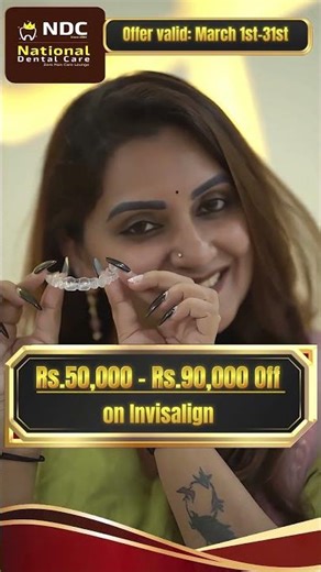 TV Artist Naveena Yata’s Smile Journey || March Invisalign Offer || NDC