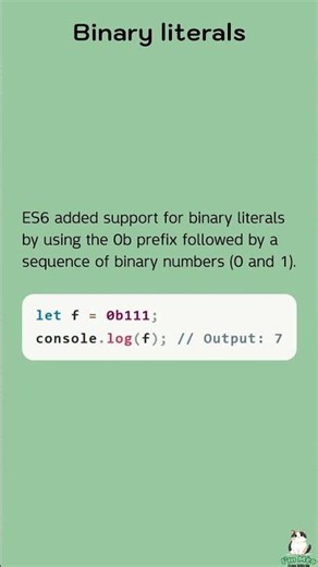 Binary literals (JavaScript)