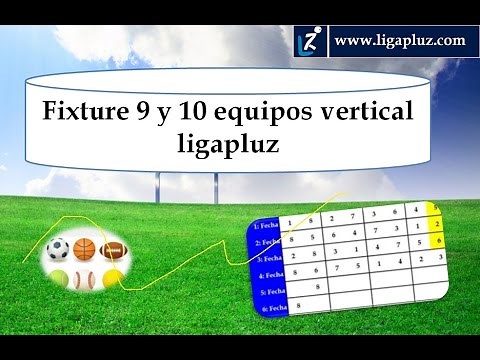 Vertical fixtures for 9 and 10 teams: how to create a round-robin fixture