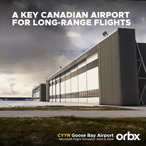 Explore the Edge of Adventure – Goose Bay for MSFS CYYR Goose Bay isn’t just a stopover—it’s a survival waypoint, a refueling hub, and the first solid ground after hours over the ocean. Now available in stunning detail for Microsoft Flight Simulator. ✔️ Ultra-detailed terminal and control tower ✔️ Realistic apron markings and PBR textures ✔️ Handcrafted buildings, ground poly & dynamic lighting ✔️ Built for pilots crossing between Europe and North America Take on the North Atlantic in your next 