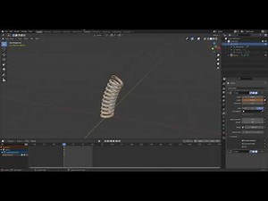 How to make a spring animation in Blender 3D