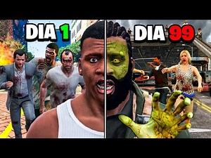 SOBREVIVÍ 100 DIAS a un APOCALIPSIS ZOMBIE en GTA 5
