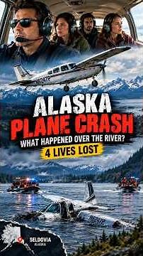 Alaska Plane Crash: What Happened Over the River? | 4 Lives Lost #bumpylanding #flyback #alaska