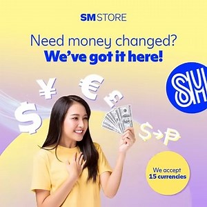 Exchange and convert your foreign banknotes to local currency at SM Store’s safe, easy, and fast Foreign Exchange service, available every day, even on holidays!   Head to SM Store Currency Exchange Counter to avail these services. See you there! | SM Megacenter Cabanatuan | Facebook