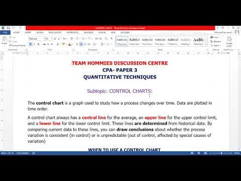 Understanding Control Charts: Mean (X̄) and Range (R) Charts Explained