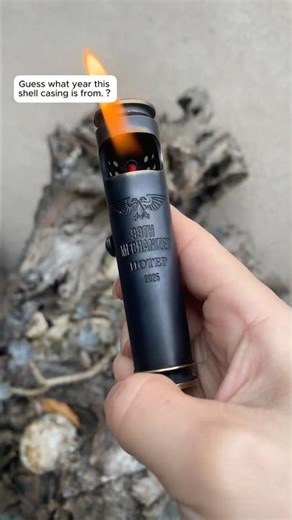 Any guesses what year this shell casing is from? 🤔