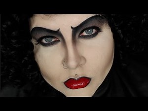 Frank-N-Furter Rocky Horror Picture Show Halloween Makeup Tutorial