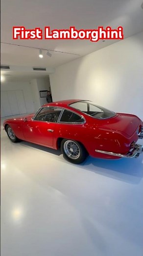 First Lamborghini Ever? Meet the Rare 350 GT V12 Beast!🔥 #Lamborghini #350GT #V12 #CarHistory