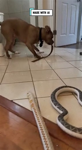 Luna started the day as a luxury queen on her moving throne… and ended it running for her life from a fake bathroom snake. #pets #funnydogs #chihuahualife #pitbullsoftiktok #dogmomlife ⚙️ AI-generated for heartwarming storytelling — no real people or animals involved. | Epic Moments