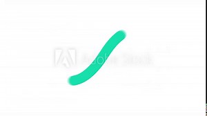 The loading graphic line runs in an endless loop as an infinity symbol. 2d animation. Stock Video