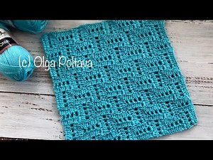 How to Crochet Modern Patchwork Corner to Corner Stitch. Crochet Video Tutorial