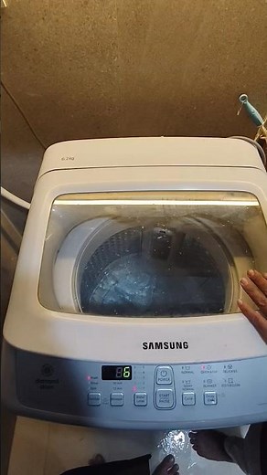 samsung 6.2 kg washing machine spin problem ✅👍 #washingmachine #washingmachinerepairing #shorts