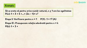 Inducția matematică M2. Matematica, clasa a 9-a