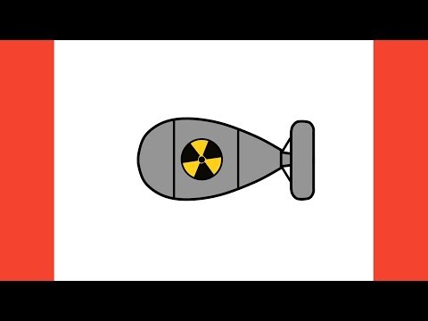 How to draw NUCLEAR BOMB / drawing nuke step by step