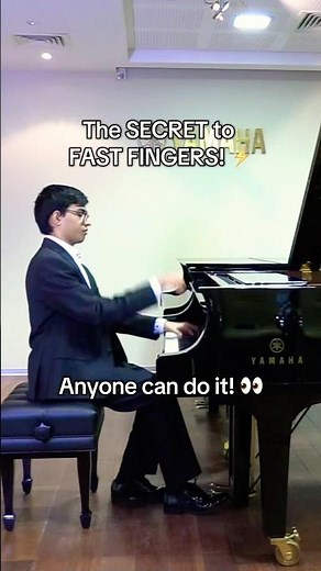 The SECRET to FAST FINGERS! ⚡️ #piano #learning #speed #technique