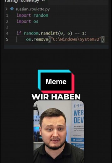 Russisches Roulette in Python erklärt