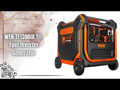 WEN TF1300iX Review | 13,000W Tri-Fuel Inverter Generator for Home Backup!