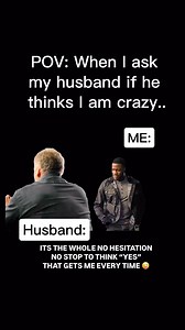 Never Fails Without Pause or Hesitation That Answer is Quicker Than a Speeding Train 😂 #Couples #Crazy #ReelsInstagram #Reels #InstaGood #Us | Proud Prison Wives & Families