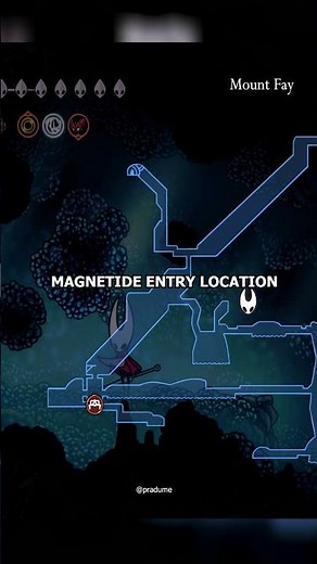 Magnetite Entry Location Quick In Hollow Knight Silksong #shorts #hollowknight