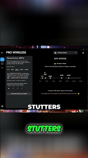 Boost FPS & Mouse Smoothness: Maximize DPI & Polling Rate! #shorts