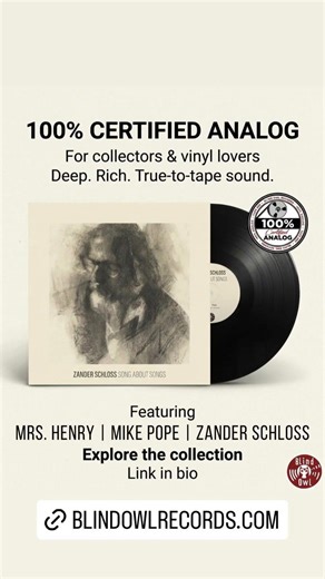 Blind Owl Records – 100% Certified Analog Collection