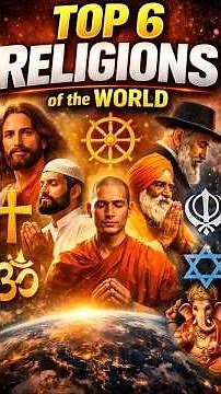 6 Religions That Shape the World 🌍 #shadowfacts