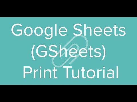 Paperclip - How to Print in Google Sheets (GSheets)