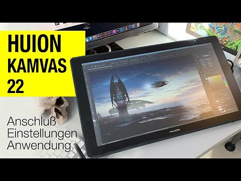Huion Kamvas 22 (2020) Review - Vom Anschluß, Installation bis hin zu Anwendungsübungen