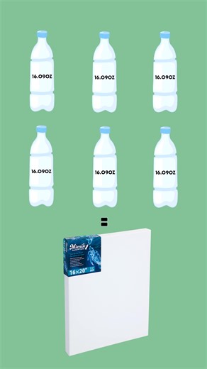 From plastic bottles to professional canvases (yeah, really!) ♻️ The Mimik Recycled PET Canvas takes six single-use bottles and turns them into something beautiful: a durable, archival surface made for oil and acrylic artists who care about the planet and their craft. 🌿 🎨Visit https://bit.ly/MimikRecycledPETCanvas to learn more about painting sustainably! #artmaterials #mimikcanvas #paintingprocess #sustainableart #ecofriendlyart | Jerry's Artarama