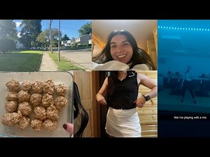 College Week in my Life VLOG: Golf, protein balls, and Recruitment