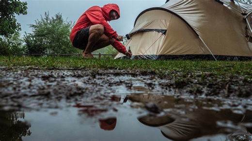 I'm a camping expert - the tent pitching trick that's a gamechanger when raining