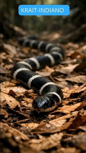 Indian Krait — The most feared silent snake in Asia