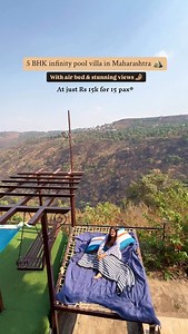 132K views | 5 BHK infinity pool villa with air bed in Panchgini ...