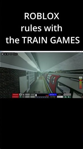 Driving a Tube Train in Roblox #shorts #itzwenda