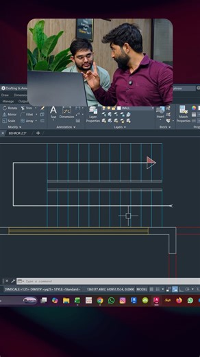 ✅Create numbering in stairs in AutoCAD in a click #new #youtubeshorts #shorts #cad #autocad #viral