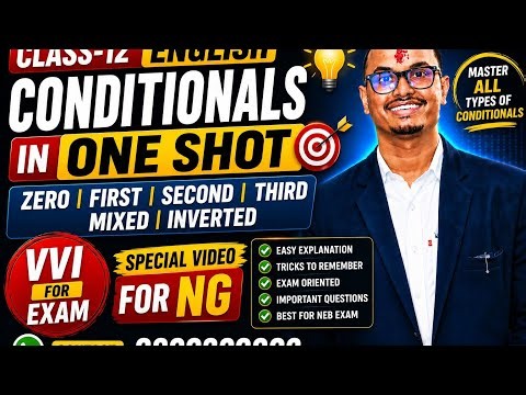 Class 12 English | Conditionals in One Shot | VVI for Exam | Special Video for NG