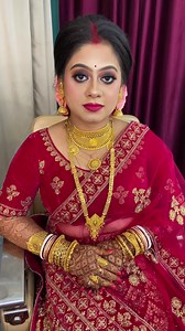 Bride’s review Reception Bride || Payel || Bridal booking is going on.. Call/WhatsApp ☎️8158006165 regarding Bridal makeup & Bridal master class. | JD Makeover by Jayashree