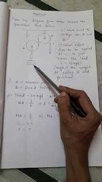 ICSE Physics 10 Machines Numerical #physics