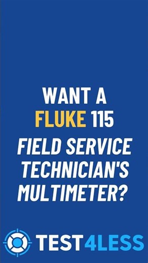 #shorts FLUKE 115 Digital Multimeter (Perfect For: Field Service Testing) #electricaltesting #fluke