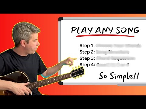 Guitar Instructor Shows How To Easily Play Songs On Guitar