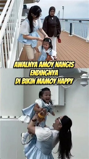 awalnya teh lily nangis endingnya jadi happy 😍😍 #rayyanza #raffiahmad #rafathar #babylily #ytshorts