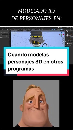 Programas de Modelado 3D: Guía por Mr. Increíble