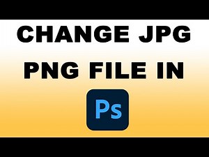 How to Convert JPG/JPEG to PNG (with Transparent Background) Using Photoshop