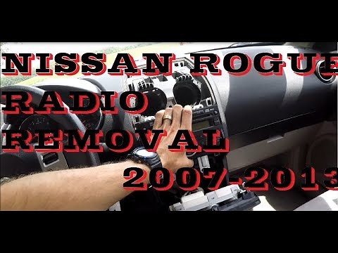 How to remove radio in Nissan Rogue.