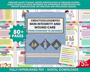 Nursing Study Guide, Skin Integrity and Wound Care (digital Download) - Etsy