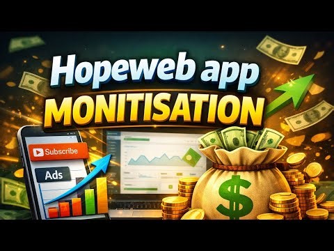 HopeWeb App monitisation | How to Apply Hopeweb App monitisation | 