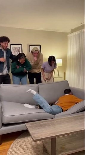 Couch COLLAPSES During Prank!